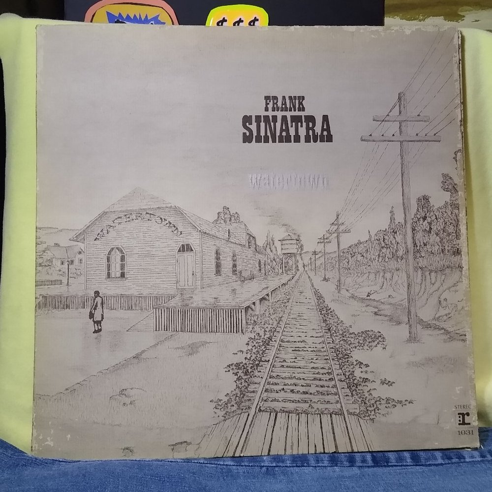 Frank Sinatra Watertown Gatefold Embossed w/poster 1970 Vinyl record RARE!!